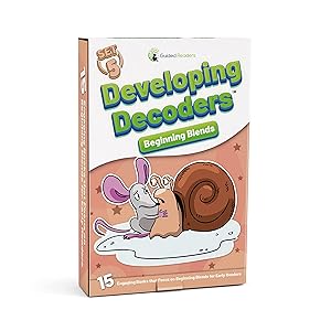 Decodable Readers: 15 Beginning Blends Phonics Decodable Books for Beginning Readers Ages 4-7 Developing Decoders (Set 5) by Anna DiGilio