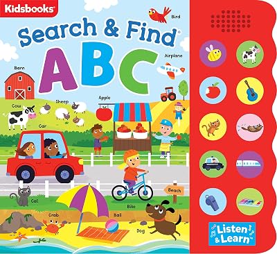 Search & Find: ABC Sound Book-With 10 Fun-to-Press Buttons, a Perfect Fun-Filled Way to Introduce Children to the Alphabet (Search & Find 10-Button Sound Book)