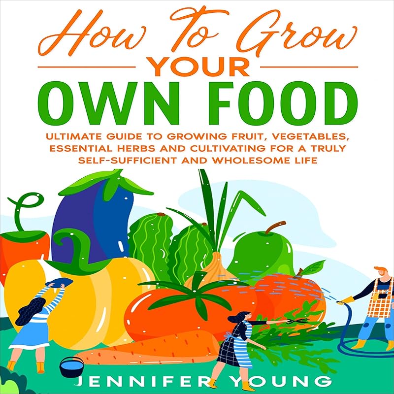 How to Grow Your Own Food: Ultimate Guide to Growing Fruit, Vegetables, Essential Herbs and Cultivating for a Truly Self-Sufficient and Wholesome Life by Jennifer Young