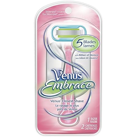 amazon凑单推荐:吉列 gillette venus embrace 女士手动剃毛刀