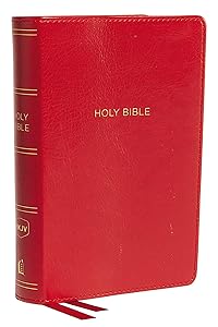 NKJV, Deluxe Reference Bible, Compact Large Print, Leathersoft, Red, Red Letter, Comfort Print: Holy Bible, New King James Version