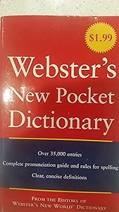 Webster's New Pocket Dictionary