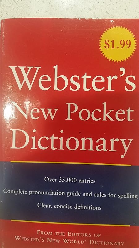Webster's New Pocket Dictionary by Webster
