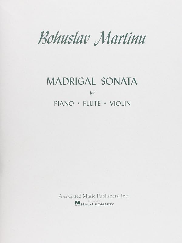 Martinů: Madrigal Sonata by Bohuslav Martinů