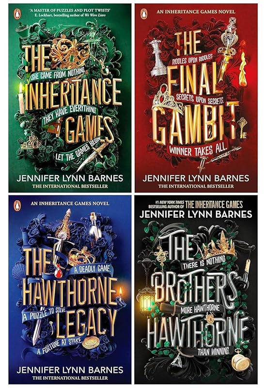 The Inheritance Games Series Collection 4 Books Set By Jennifer Lynn Barnes (The Inh by Jennifer Lynn Barnes