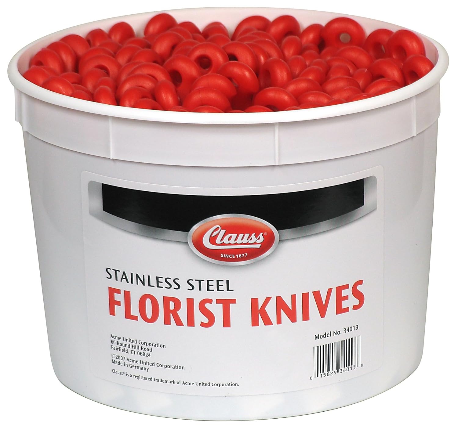 

Clauss 34013 Pail of 100 Straight Blade Floral Knives