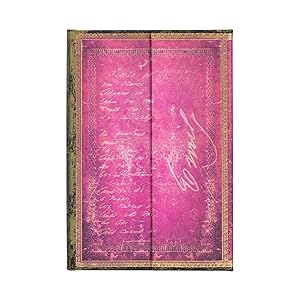 Paperblanks | Emily Dickinson, I Died for Beauty | Embellished Manuscripts Collection | Hardcover | Mini | Lined | Wrap Closure | 176 Pg | 85 GSM