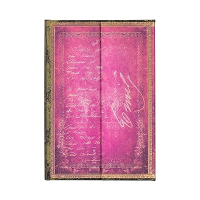 Paperblanks | Emily Dickinson, I Died for Beauty | Embellished Manuscripts Collection | Hardcover | Mini | Lined | Wrap Closure | 176 Pg | 85 GSM