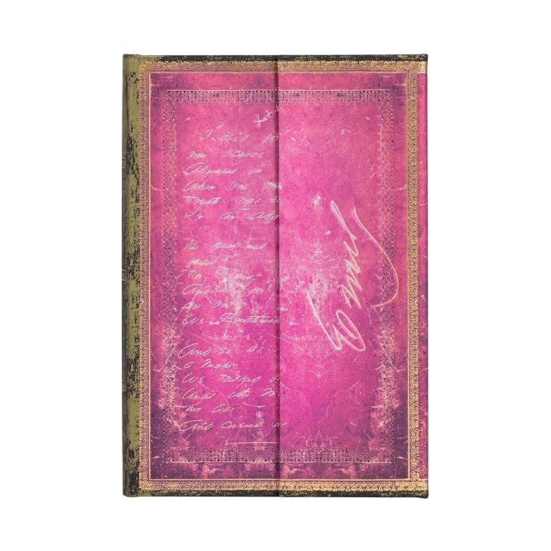 Paperblanks | Emily Dickinson, I Died for Beauty | Embellished Manuscripts Collection | Hardcover | Mini | Lined | Wrap Closure | 176 Pg | 85 GSM by Paperblanks