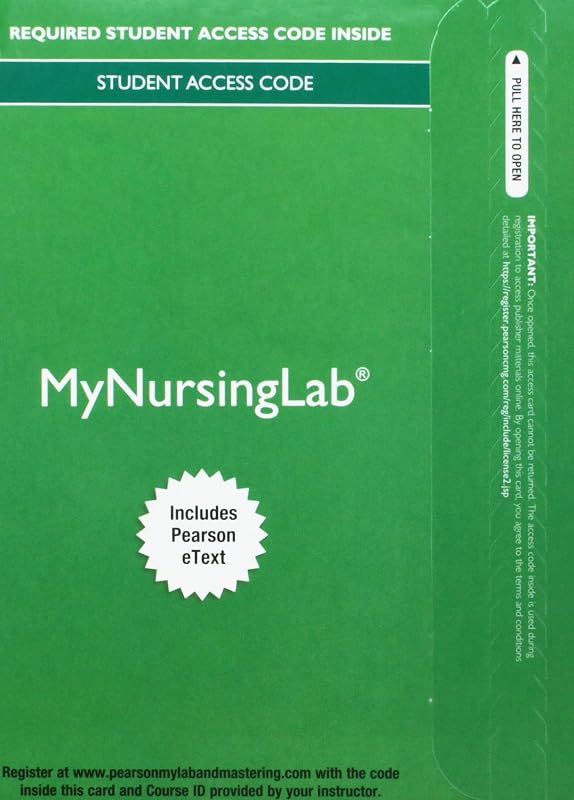 MyLab Nursing with Pearson eText -- Access Card -- for Kozier & Erb's Fundamentals of Nursing (My Nursing Lab) by Audrey Berman