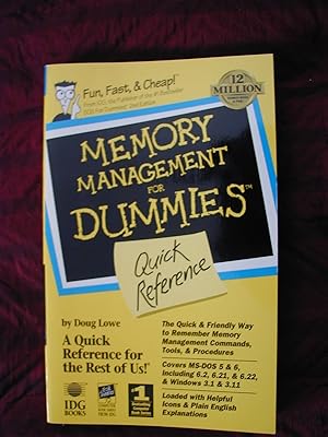 Memory Management for Dummies Quick Reference
