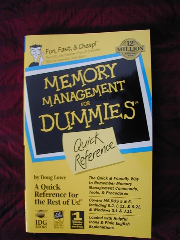 Memory Management for Dummies Quick Reference by Doug Lowe