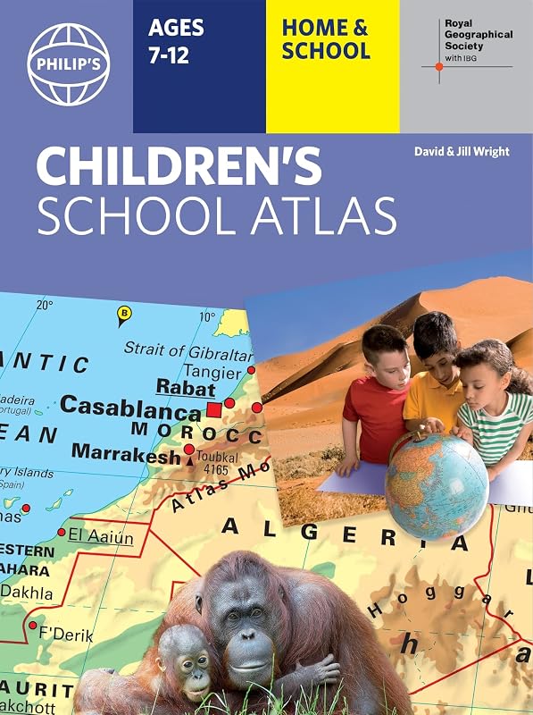 Philip's RGS Children's School Atlas (Philip's World Atlas Book 26) by David Wright