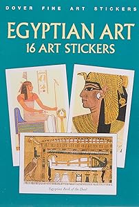 Egyptian Art: 16 Art Stickers (Dover Art Stickers) by Anna Samuel