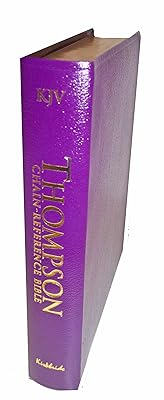 Thompson Chain Reference Bible (Style 509purple index) - Regular Size KJV - Bonded Leather