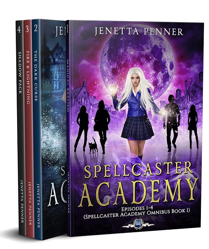 Spellcaster Academy: Episodes 1-4 (Spellcaster Academy Omnibus Book 1) by Jenetta Penner