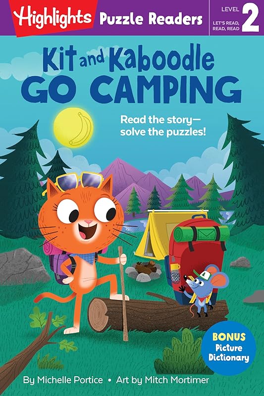 Kit and Kaboodle Go Camping (Highlights Puzzle Readers) by Michelle Portice