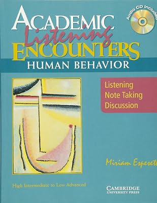 Academic Encounters Human Behavior Student's Book with Audio CD: Listening, Note Taking, and Discussion