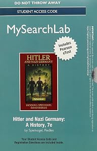 MySearchLab with Pearson eText -- Standalone Access Card -- for Hitler and Nazi Germany (7th Edition)