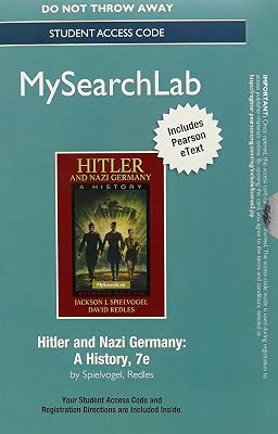 MySearchLab with Pearson eText -- Standalone Access Card -- for Hitler and Nazi Germany (7th Edition)