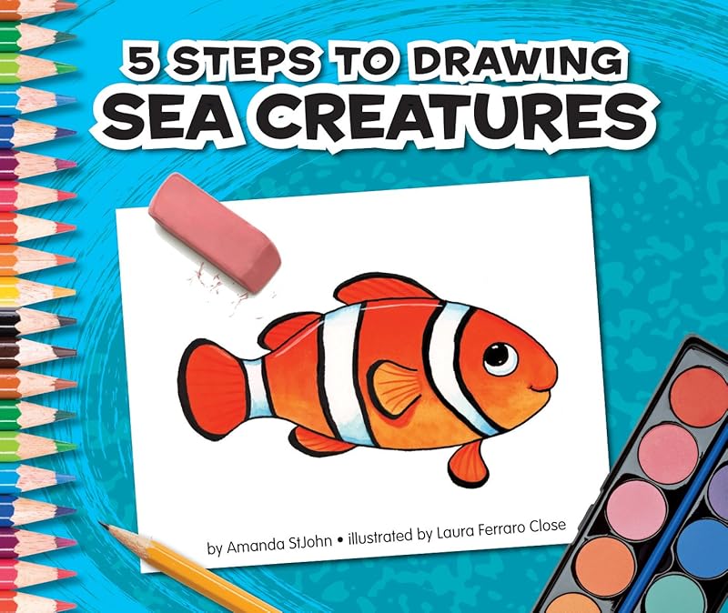 5 Steps to Drawing Sea Creatures by Amanda StJohn