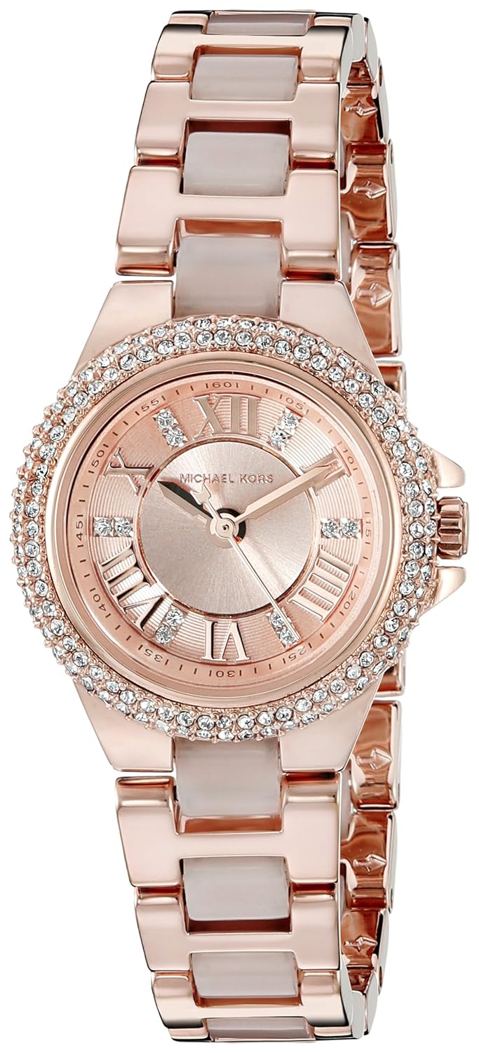 迈克·科尔斯michael kors女式mk4292 camille双色调不锈钢手表