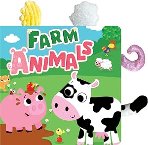 Touch-A-Tail Farm Animals - Children's Sensory Touch and Feel Board Book with Attached Tails