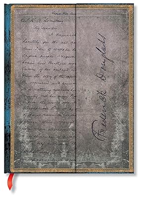 Paperblanks | Frederick Douglass, Letter for Civil Rights | Embellished Manuscripts Collection | Hardcover | Ultra | Lined | Wrap Closure | 144 Pg | 120 GSM