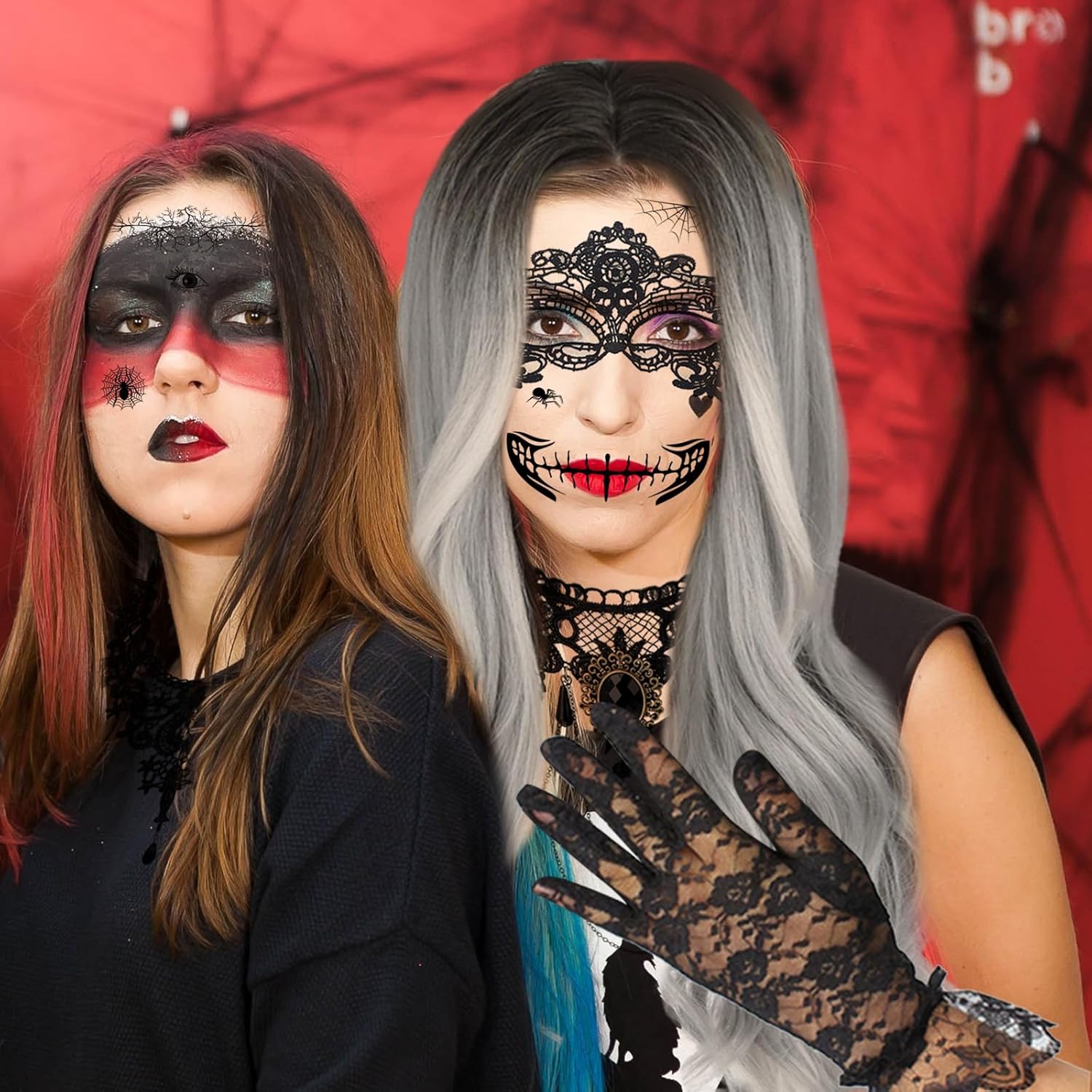 70cm Silbergraue Perücke für Damen Kunsthaarperücke mit Haarnetz Grau Langes gewelltes lockiges Haar Gothic Hexenperücke Karneval Damen Kostüm Accessoire Halloween_voghion.com