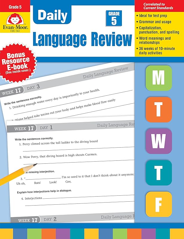Evan Moor Daily Language Review, Grade 5 by Evan-Moor