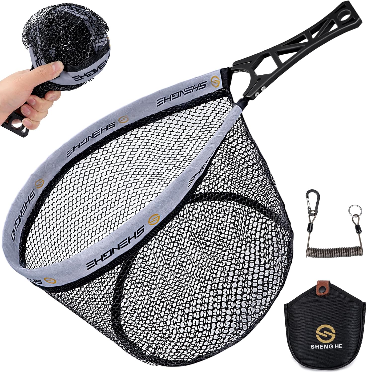 Fly Fishing Landing Net Foldable Trout Net for Freshwater Trout Fishing Net  US | eBay