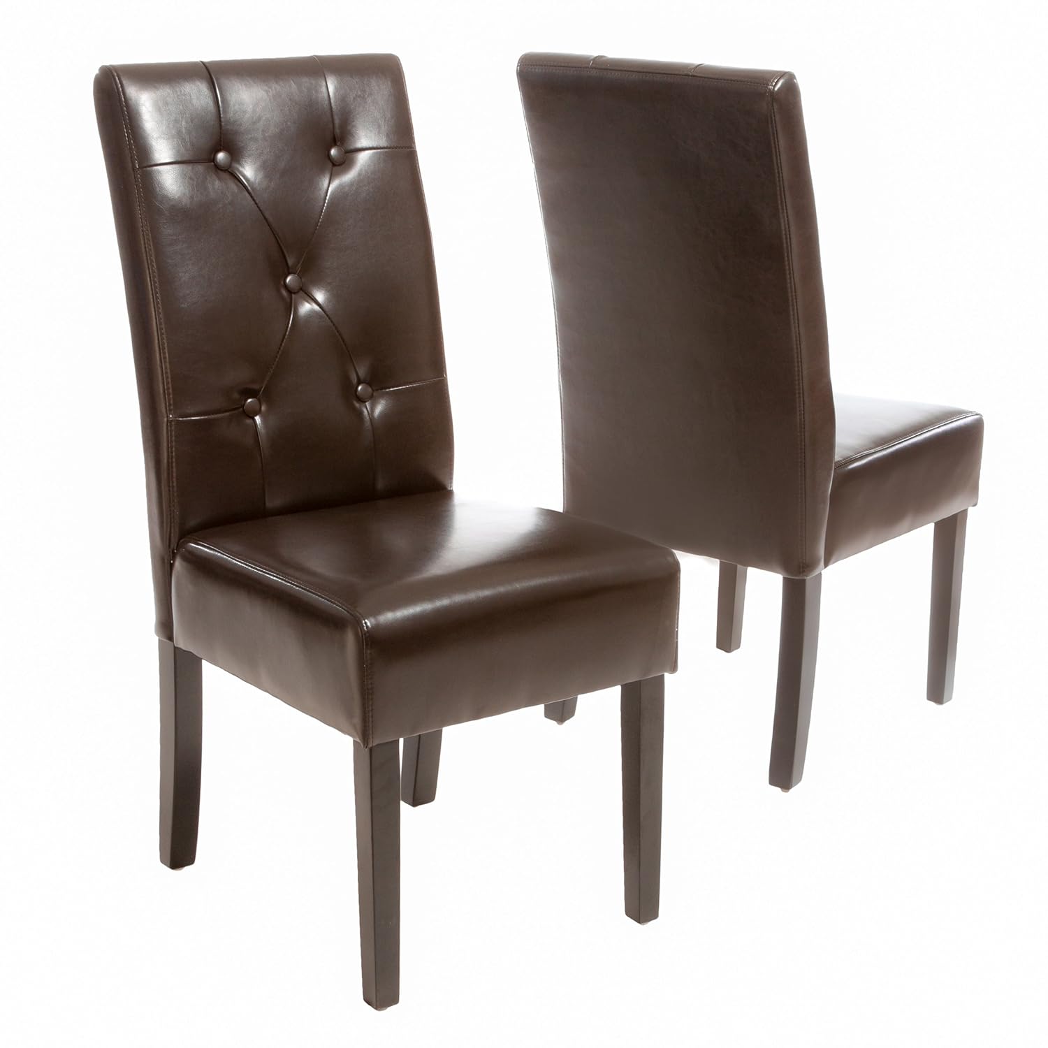 

Best Selling Tristan Bonded Leather Dining Chair, Brown, Set of 2