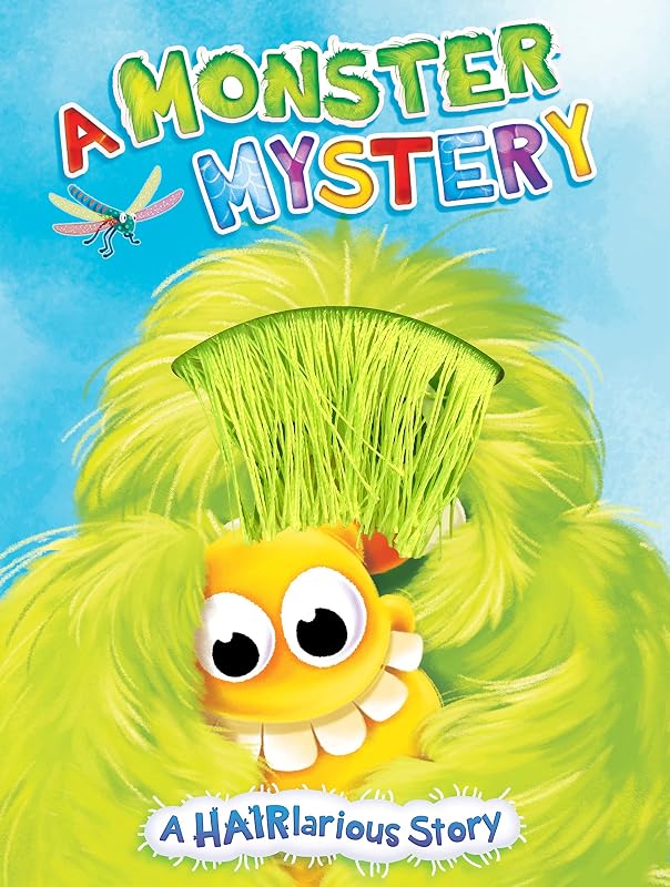 A Monster Mystery - Children's Touch and Feel Storybook - Sensory Board Book by Little Hippo Books