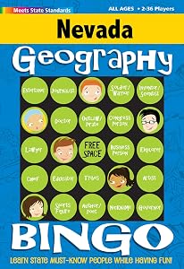 Nevada Geography Bingo Game (Nevada Experience)