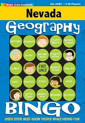 Nevada Geography Bingo Game (Nevada Experience)