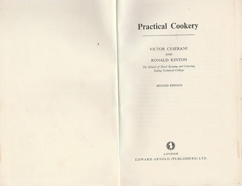 Practical cookery by Victor Ceserani