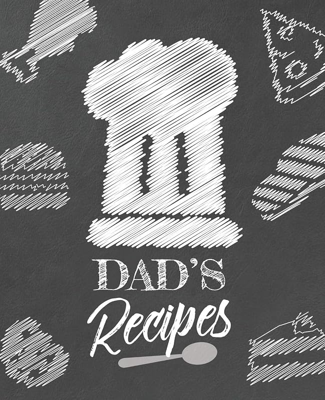 Dad's Recipes: Blank Recipe Book to Write In with Quality Rating, Pairings, & Space for FujiFilm Instax Mini Pictures by Bear Bowman