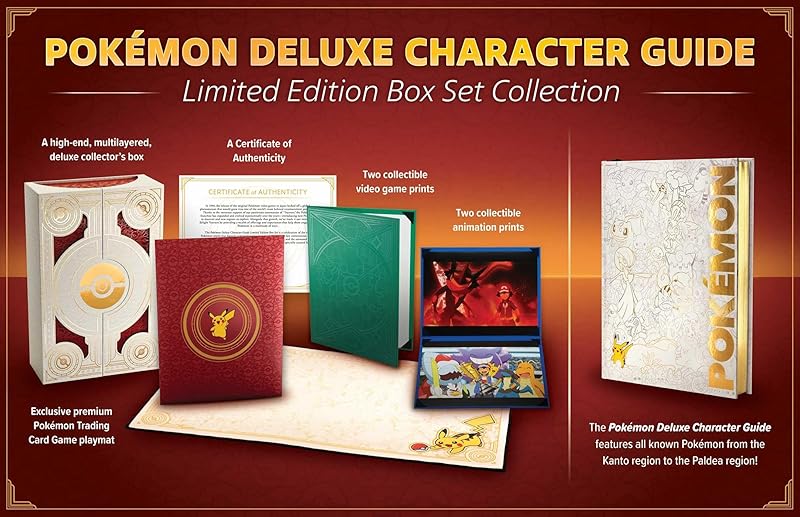 Pokémon Deluxe Character Guide Limited Edition Box Set Collection (Pokemon Pikachu Press) by Pikachu Press