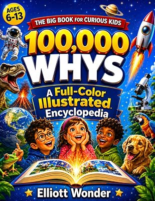 100,000 Whys for Kids: A Full-Color Visual Encyclopedia of Big Questions, Clear Answers, Science, Space, Animals, Nature, History, Inventions, and How the World Works for Ages 6–13