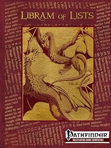 Libram of Lists: Pathfinder RPG Compatible by Thomas Thrush