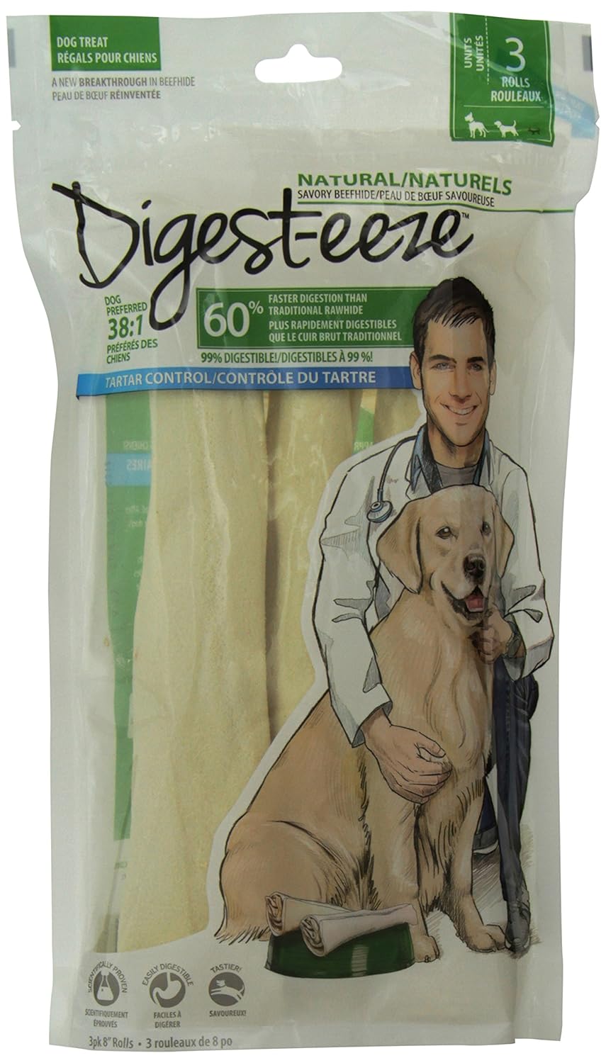 

Digest-eeze Natural Beefhide Rolls