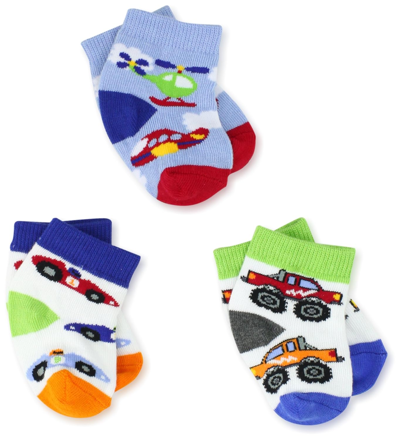 

Jefferies Socks Baby-Boys Newborn Speedy Jr. Socks 3 Pair Pack Gift Box