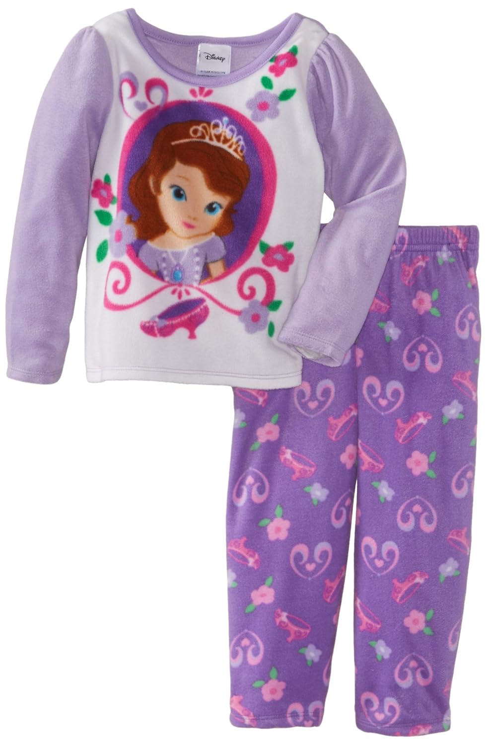 

Sofia the First Girl's 2-6X Toddler Princess Sofia Fleece Pajama Set