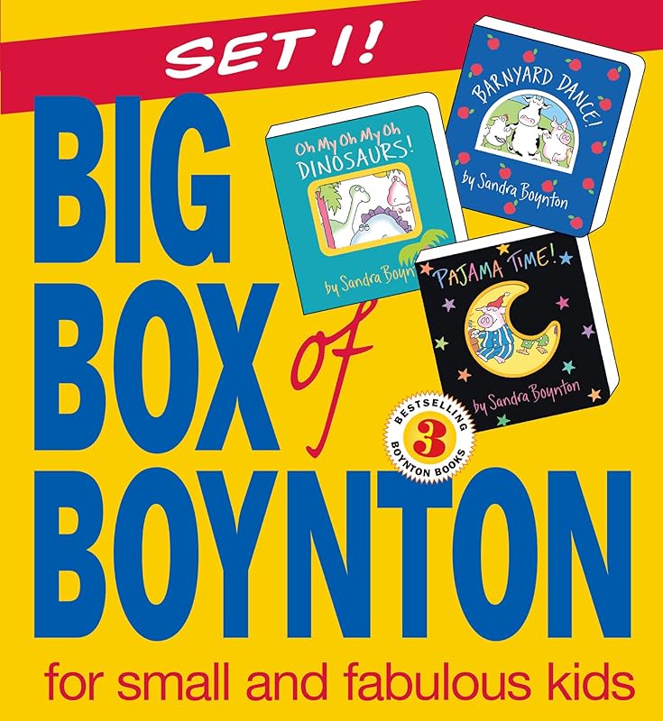 Big Box of Boynton Set 1!: Barnyard Dance! Pajama Time! Oh My Oh My Oh Dinosaurs! (Boynton on Board) by Sandra Boynton