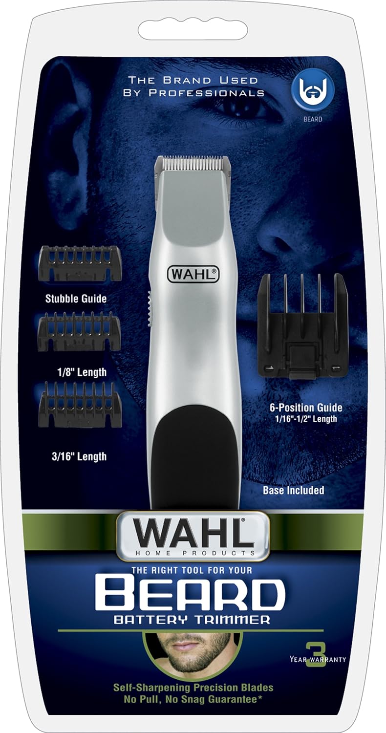 Wahl Groomsman Cordless/Battery Operated Beard and Mustache Trimmer