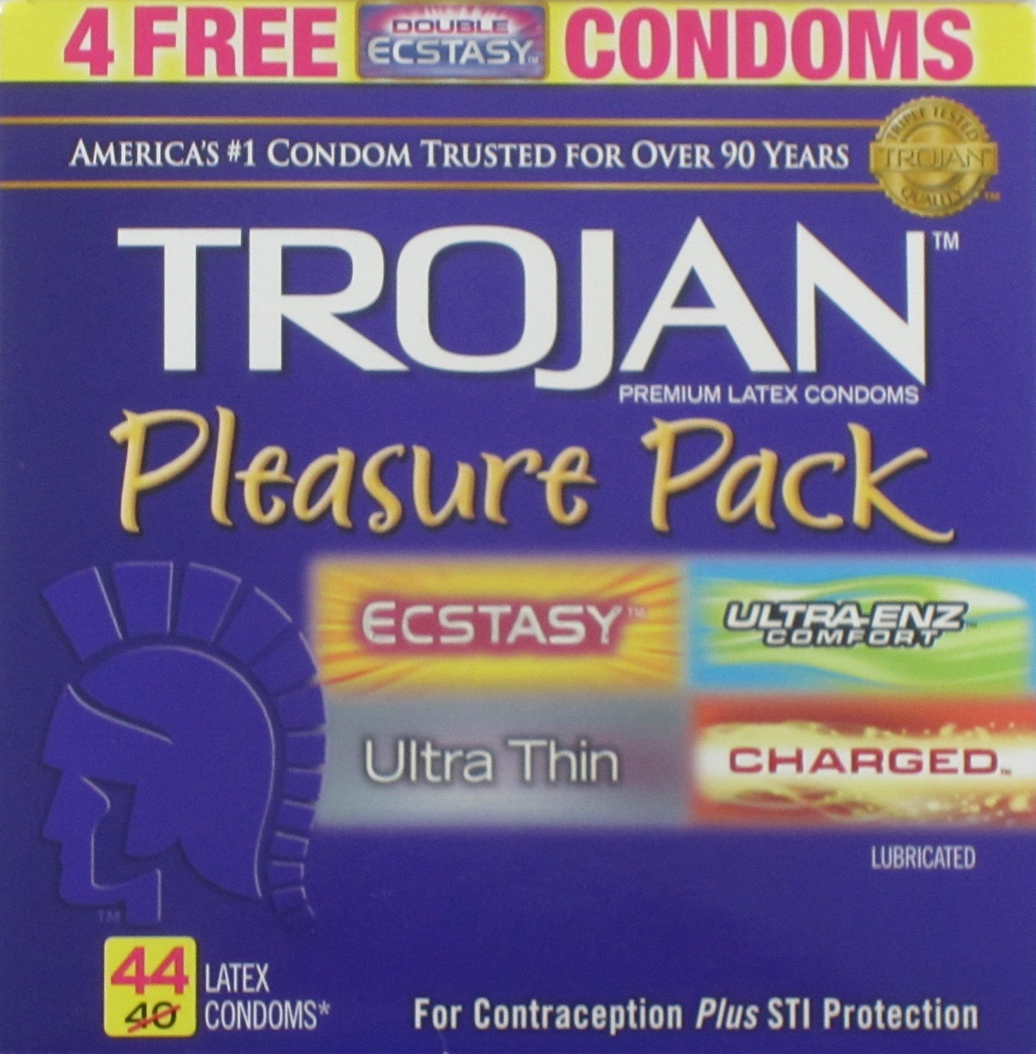 

Trojan Condom Pleasure Pack Lubricated