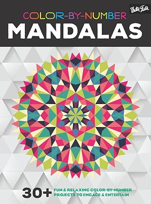 Color-by-Number: Mandalas: 30+ fun & relaxing color-by-number projects to engage & entertain