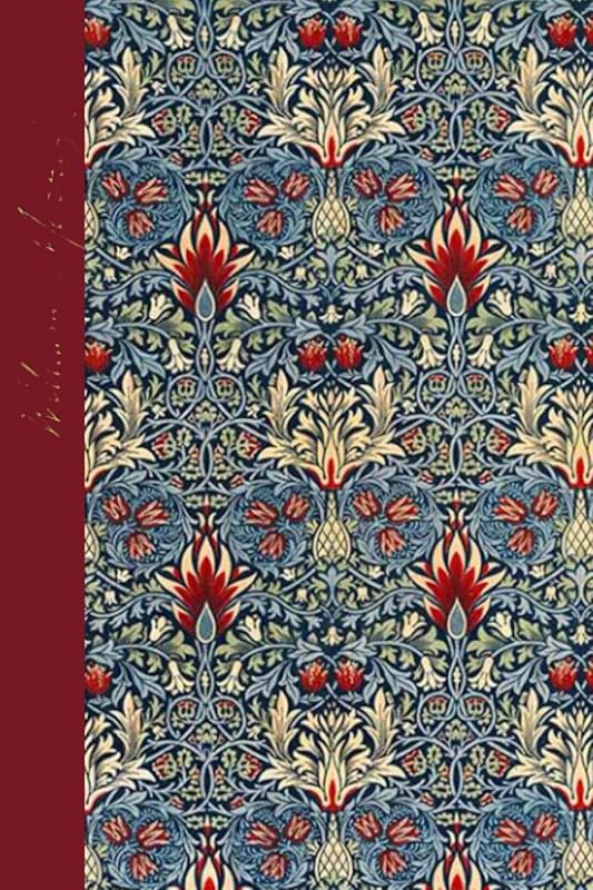 William Morris Patterned Soft Cover Journal: The 'Signature' Collection - 'Snakeheads' Design. The Perfect Journal For Working Women Who Love Style & Elegance. by Delectable Press