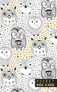 Pocket Word Search: 99 Pocket Word Search Puzzles | Pocket Word Jumble | Travel Size Wordsearches | Mini Word Puzzle | Word Seek | Fun Christmas Gift | Word Find | Owls