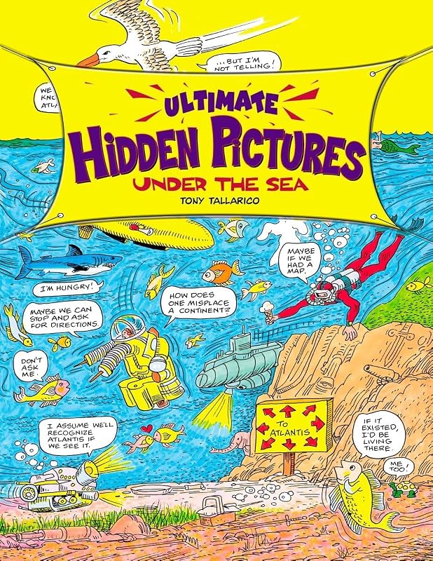 Ultimate Hidden Pictures: Under the Sea by Tony Tallarico